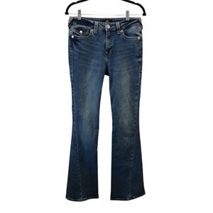 True Religion Joey Midrise Flare Jeans Womens 30 Y2K Bootcut Retail $159 Medium